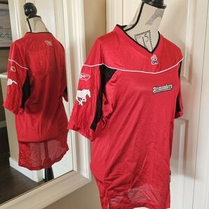 Red Stampeders CFL Jersey